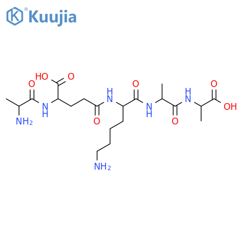 H-Ala-D-Glu(Lys-D-Ala-D-Ala-OH)-OH structure