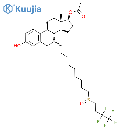 Fulvestrant 17-Acetate structure