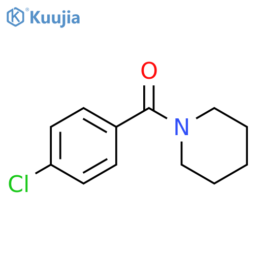 (4-Chlorophenyl)(piperidin-1-yl)methanone structure