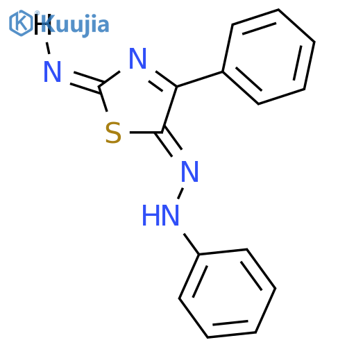 2-Thiazolamine,4-phenyl-5-(2-phenyldiazenyl)- structure