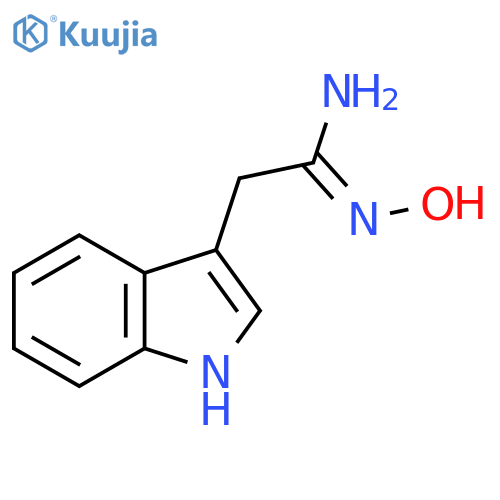 3-Indolylacetic acid amidoxime structure