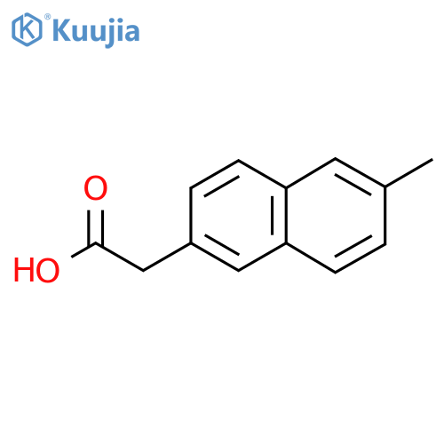 2-Methylnaphthalene-6-acetic acid structure
