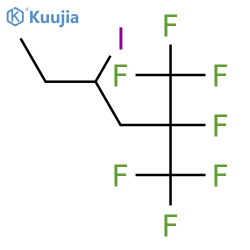 1,1,1,2-Tetrafluoro-4-iodo-2-(trifluoromethyl)hexane structure
