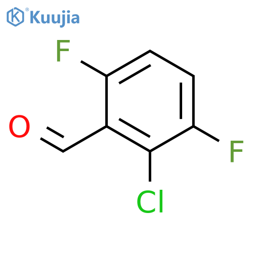 2-Chloro-3,6-difluorobenzaldehyde structure