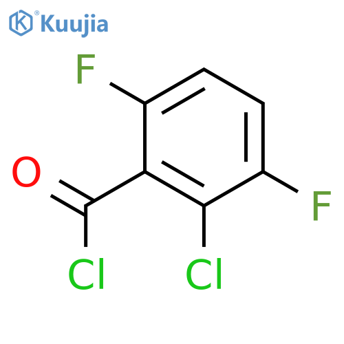 2-Chloro-3,6-difluorobenzoyl chloride structure