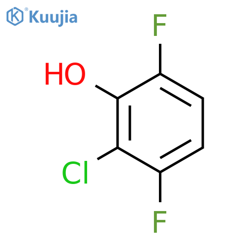2-Chloro-3,6-difluorophenol structure