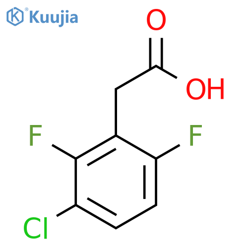 3-Chloro-2,6-difluorophenylacetic Acid structure