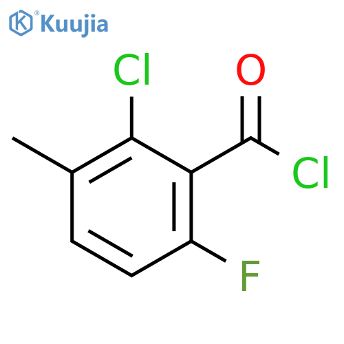 6-Chloro-2-fluoro-3-methylbenzoyl chloride structure