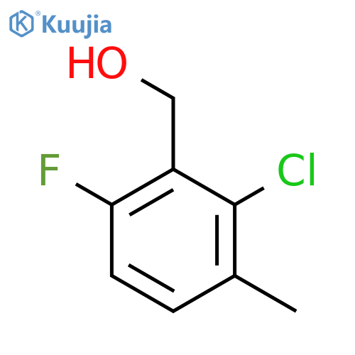 2-Chloro-6-fluoro-3-methylbenzyl alcohol structure