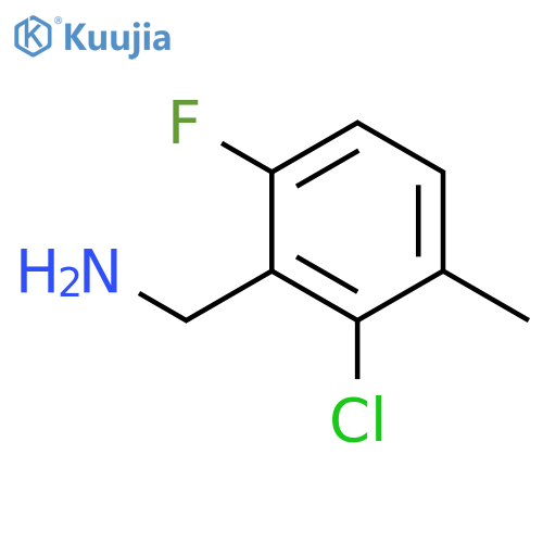 1-(2-Chloro-6-Fluoro-3-Methylphenyl)Methanamine structure