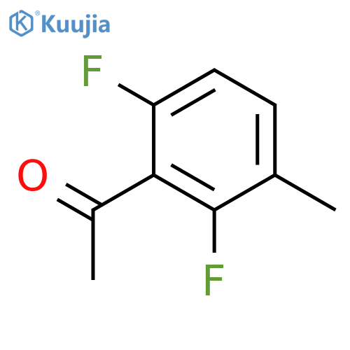 1-(2,6-difluoro-3-methylphenyl)ethan-1-one structure