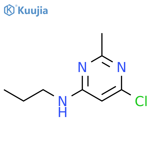 6-chloro-2-methyl-N-propylpyrimidin-4-amine structure