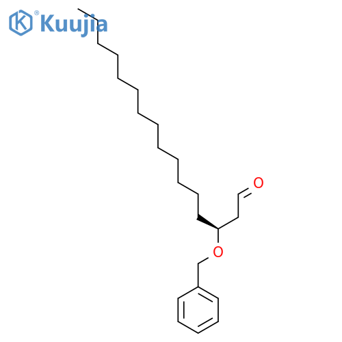 (3S)-3-(Phenylmethoxy)-hexadecanal structure