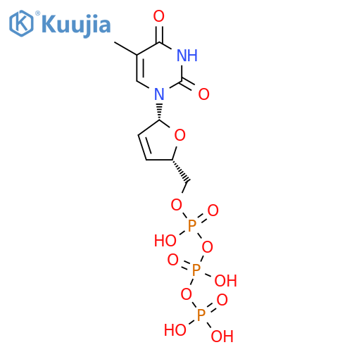 Stavudine triphosphate structure