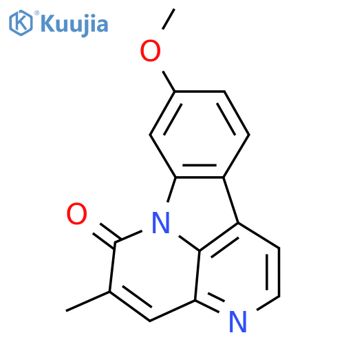 9-Methoxy-5-methyl-6H-indolo[3,2,1-de][1,5]naphthyridin-6-one structure