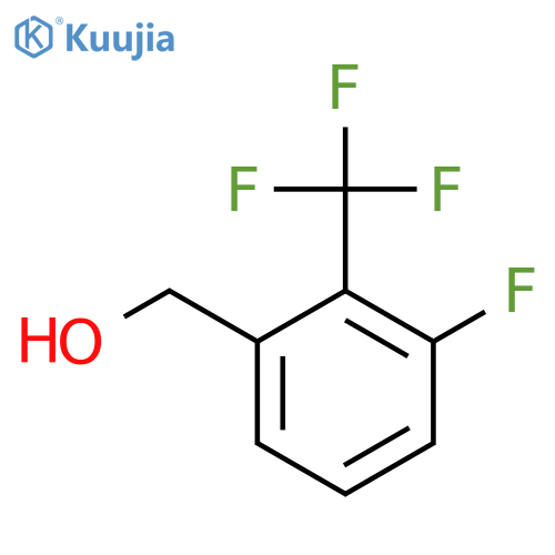 3-Fluoro-2-(trifluoromethyl)benzyl alcohol structure