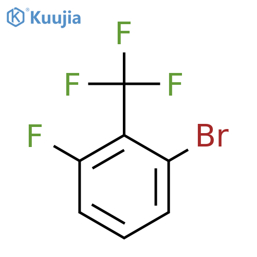1-bromo-3-fluoro-2-(trifluoromethyl)benzene structure