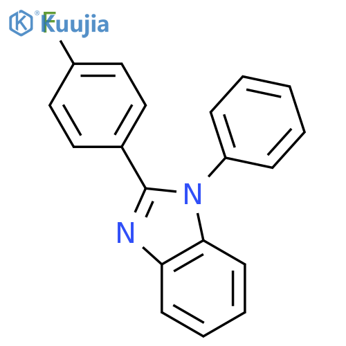 2-(4-Fluorophenyl)-1-phenyl-1H-benzodimidazole structure