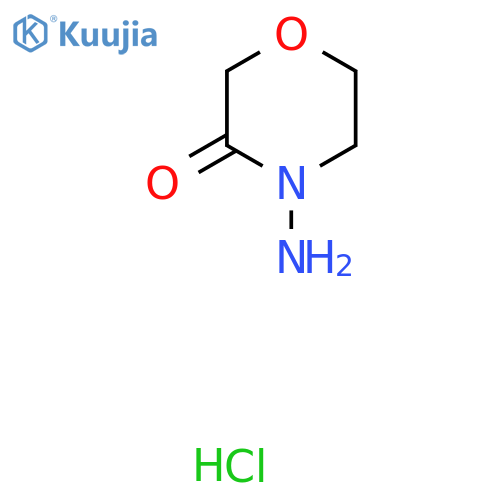 4-Aminomorpholin-3-one hydrochloride structure