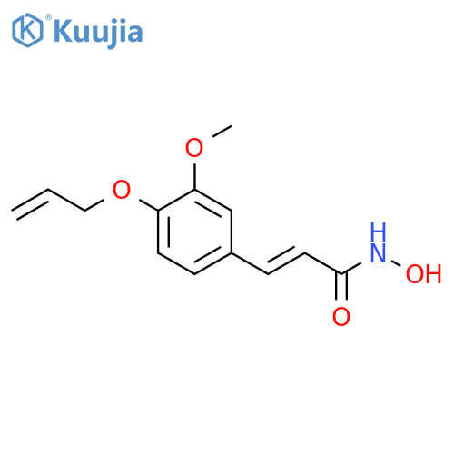 2-Propenamide,N-hydroxy-3-[3-methoxy-4-(2-propen-1-yloxy)phenyl]- structure