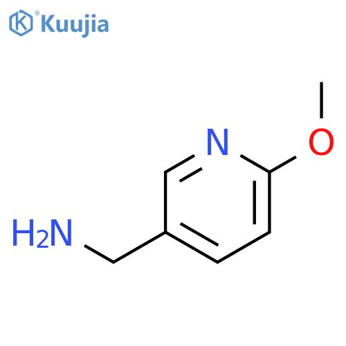 (6-Methoxypyridin-3-yl)methanamine structure