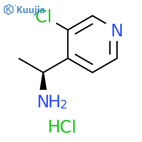 (1S)-1-(3-chloropyridin-4-yl)ethan-1-amine hydrochloride structure