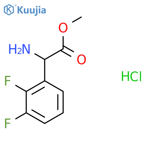 Methyl 2-amino-2-(2,3-difluorophenyl)acetate hydrochloride structure