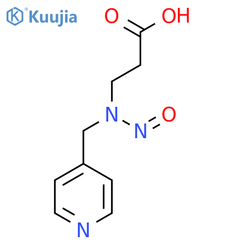 3-{nitroso(pyridin-4-yl)methylamino}propanoic acid structure