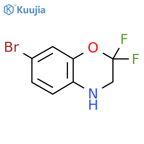 7-bromo-2,2-difluoro-3,4-dihydro-2H-1,4-benzoxazine structure