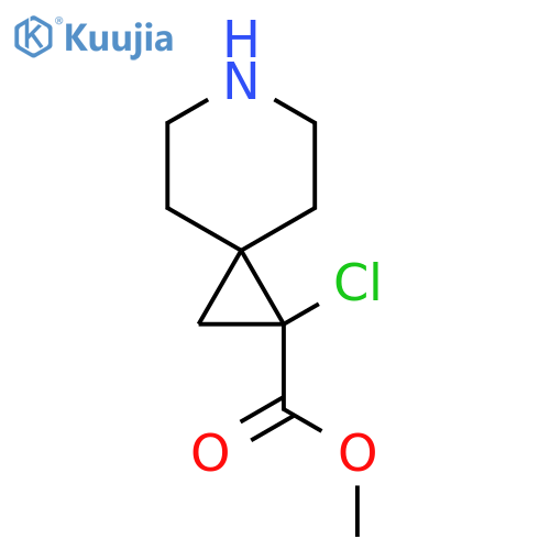 methyl 1-chloro-6-azaspiro2.5octane-1-carboxylate structure