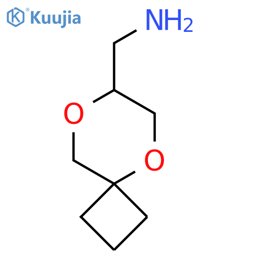 1-{5,8-dioxaspiro3.5nonan-7-yl}methanamine structure