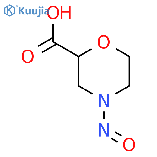4-Nitrosomorpholine-2-carboxylic acid structure