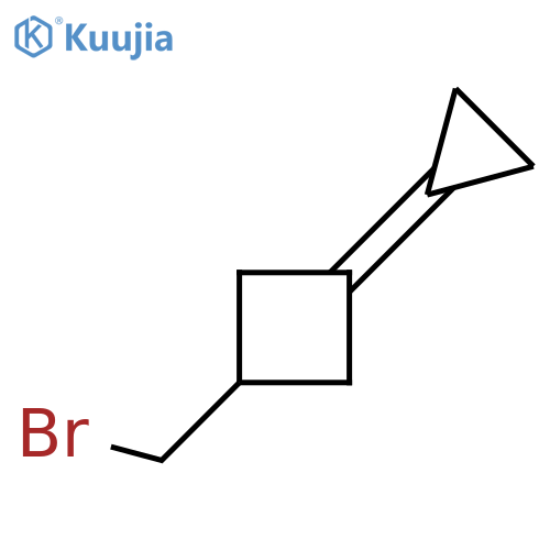 1-(Bromomethyl)-3-cyclopropylidenecyclobutane structure