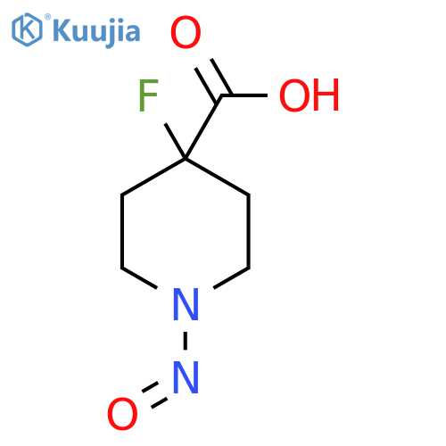 4-Fluoro-1-nitrosopiperidine-4-carboxylic acid structure