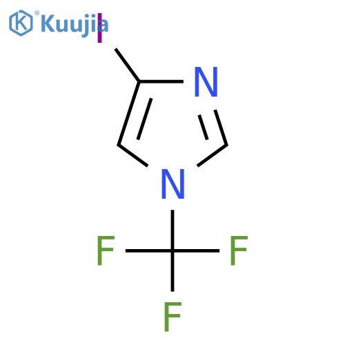 4-iodo-1-(trifluoromethyl)-1H-imidazole structure