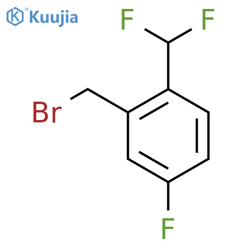 2-(Bromomethyl)-1-(difluoromethyl)-4-fluorobenzene structure