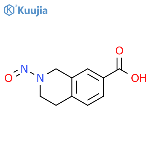2-Nitroso-1,2,3,4-tetrahydroisoquinoline-7-carboxylic acid structure