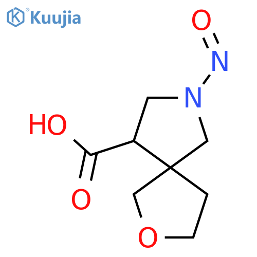 7-nitroso-2-oxa-7-azaspiro4.4nonane-9-carboxylic acid structure