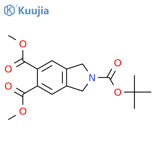 2-(Tert-Butyl) 5,6-dimethyl isoindoline-2,5,6-tricarboxylate structure