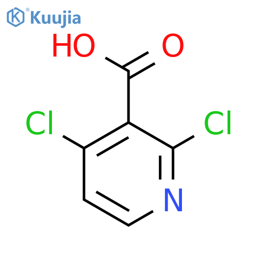 2,4-Dichloropyridine-3-carboxylic acid structure