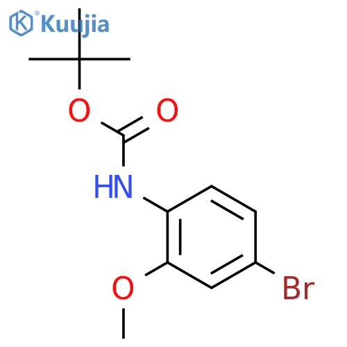 4-Bromo-2-methoxy-n-boc-aniline structure
