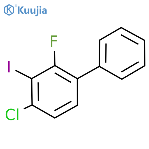 1,1'-Biphenyl, 4-chloro-2-fluoro-3-iodo- structure
