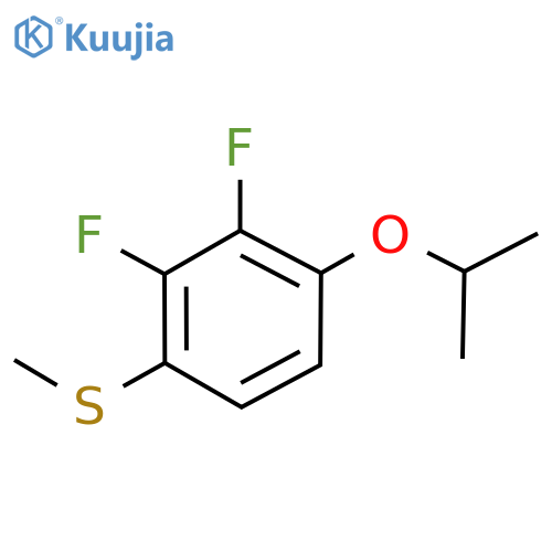 (2,3-Difluoro-4-isopropoxyphenyl)(methyl)sulfane structure