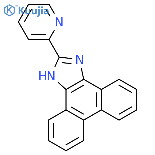 1H-Phenanthro[9,10-d]imidazole, 2-(2-pyridinyl)- structure