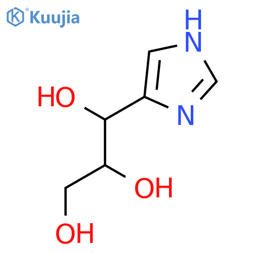 1,2,3-Propanetriol, 1-(1H-imidazol-4-yl)- structure