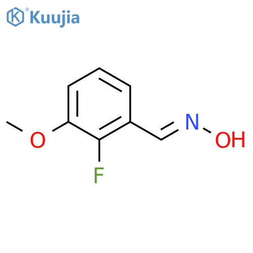 [C(E)]-2-Fluoro-3-methoxybenzaldehyde oxime structure