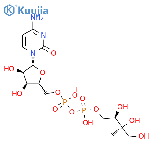 4-CDP-2-C-methyl-D-erythritol structure