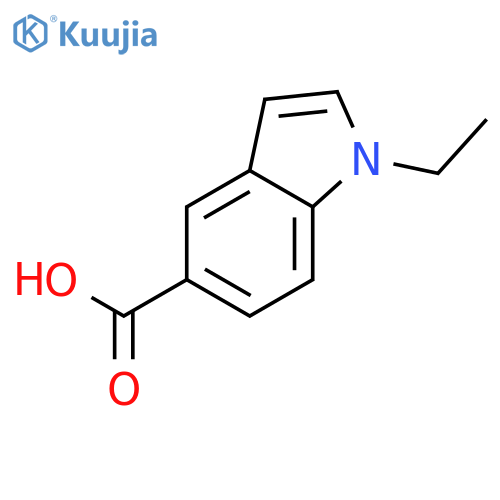 1-Ethyl-1H-indole-5-carboxylic acid structure