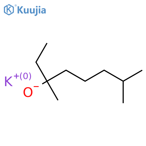 (1,5-Dimethyl-1-ethylhexyloxy) potassium structure