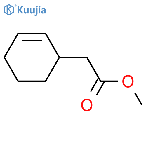 2-Cyclohexene-1-acetic acid; (S)-form, Me ester structure